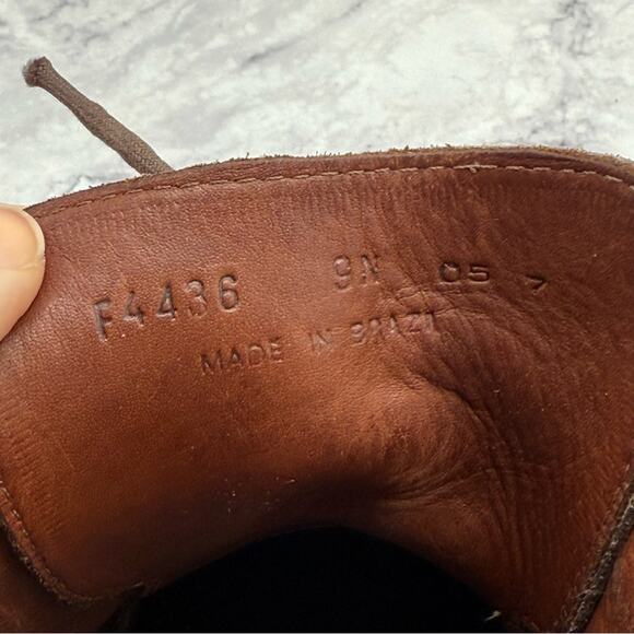 Cole Haan, Brown Leather Chukka Boots with Rugged Sole. Size 9Narrow. - Picture 8 of 9